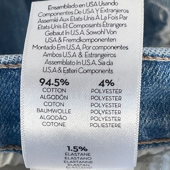 Mother The Insider Crop Step Fray Jeans Thrilling Shots Sz 24 - Picture 10 of 13